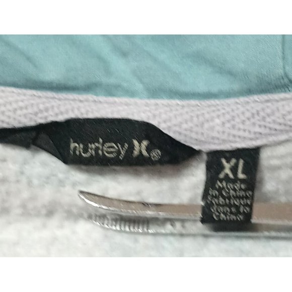 Hurley Hoodie Sweatshirt Juniors Size XL Womens Skull Crossbones Raw Edge Spello - Picture 9 of 12